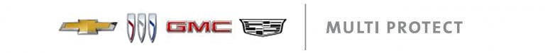 Chevrolet, Buick, GMC, Cadillac logos with "Protection Plan" text. Vehicle warranty.