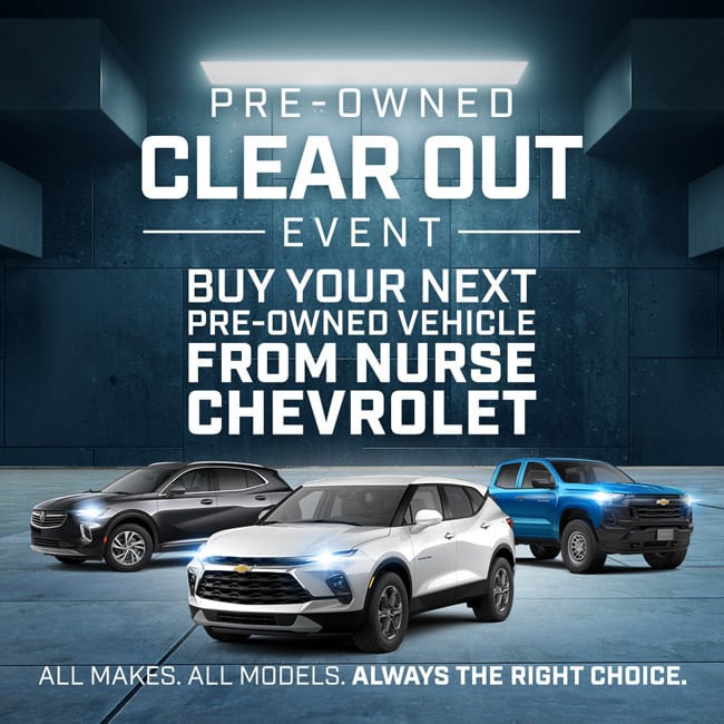 Chevrolet Summer Drive Event offers $68 weekly at 3.9% for Trax Family, including $750 lease bonus. Two SUVs pictured.